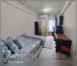 dijual murah apartemen grand emerald studio furnish sertifikat