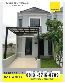 MURAH Rumah Oakwood Citraland Surabaya- Baru Modern 2 Lantai dekat UC