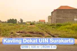 Tanah Kavling Kartasura SHM