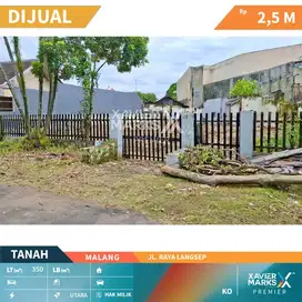 Dijual Tanah di Langsep Klojen Malang Kota Luas Area Perumahan