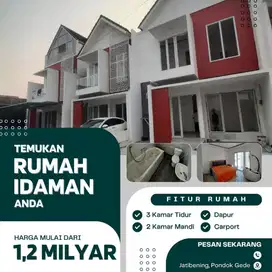 Rumah 3 Lantai Harga Terjangkau Tanpa BI Checking Di Cibubur