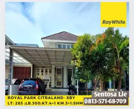 MURAH LUAS 283 m2 Rumah Royal Park Citraland dkt Sekolah Ciputra,Gwalk