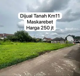 dijual tanah km 11 JL Pajak Permai
