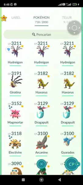 Akun pokemon go level 42