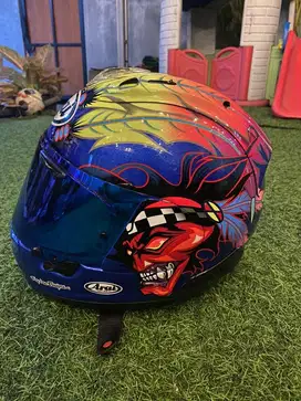 Helm Arai Rx7x Russel blue