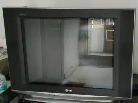 TV Tabung Slim LG 21 Inch + Stb Matrix Apple Hd Merah