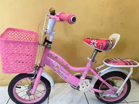 Sepeda Anak Warna Pink Barbie