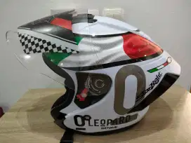 Helm JS Half Face Leopard LIKE NEW