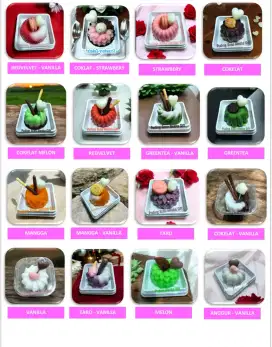 Menyediakan Desert Puding susu dan Es Susu jely untuk acara pernikahan