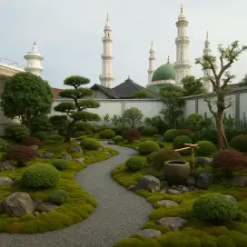 Bonsai kontes dan taman