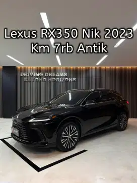 Lexus RX350 Luxury AT 2023 Hitam B1718WCW RX350H Hybrid Km7rb 2024