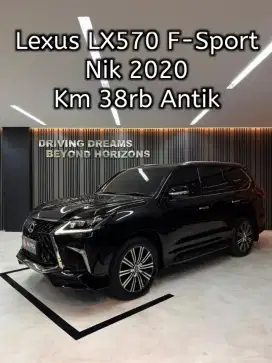 Lexus LX570 F-Sport AT 2020 Hitam B125EDY Km38rb mdl 2019