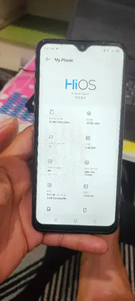 Tecno pova 4 pro minus batangan