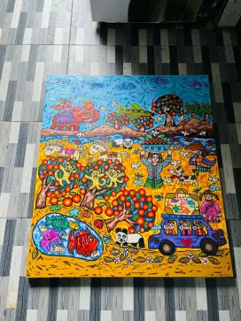 Lukisan Repro Erica Hestu Panen Raya