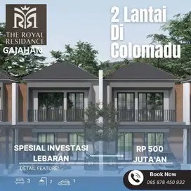 Spesial Lebaran Rumah 2 Lantai di Gajahan Colomadu