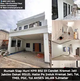 Rumah KPR Siap Huni Di Condet Kramat Jati Dekat Jl Raya Condet RSUD