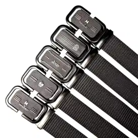 IKAT PINGGANG PRIA MURAH/BELT NYLON CANVAS KEPALA BESI/SABUK PRIA