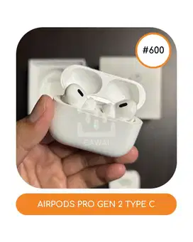#600 Airpods Pro Gen 2 Type C Garansi 02 October 2025