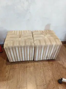 MURAH!! 2pcs Kursi sofa PUFF KOTAK 45x45x45