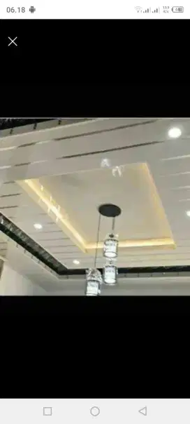 Menerima pemasangan plafon PVC dan pembuatan kanopi Dll