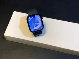 iWatch 9 41mm Midnight Garansi Aktif Fullset Original