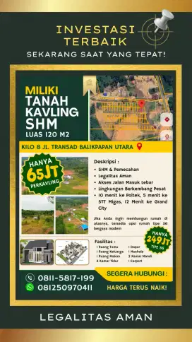 Tanah Kavling SHM