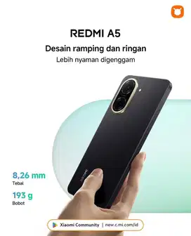 XIAOMI REDMI A5 4/128 NEW GARANSI RESMI‼️