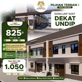 DIJUAL KOST 3 LANTAI  ASMARALAYA MULAWARMAN TEMBALANG DEKAT UNDIP