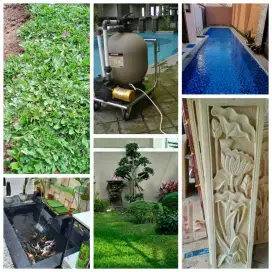 Filter Kolam Renang Kolam Ikan Koi Prawatan Taman Rumput relif Tanaman