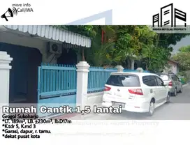 Rumah 1,5 lantai di grogol sukoharjo