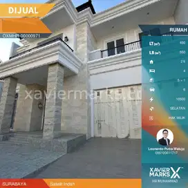 Rumah Mewah Baru Gress lebar 15x30meter bangunan 550m2 ada 4KT dan 5KM
