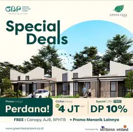 Green Bestari Park Cluster terbaru tanpa DP di Telaga Bestari