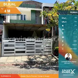 Rumah Galaxy Bumi Permai Araya tahap 2 ada 4+1 kamar Tidur lebar 8x20