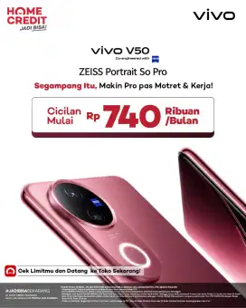 VIVO V50 LITE PROMO 1X GRATIS CICILAN HANYA CUKUP KTP SAJA