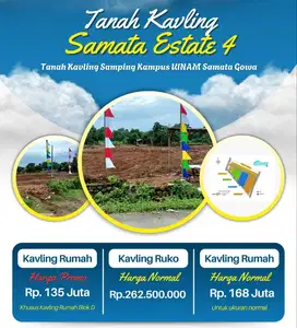 Jual promo tanah samping UIN, cocok kosan