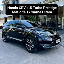 Honda CRV 1.5 Turbo Prestige Matic 2017 warna Hitam