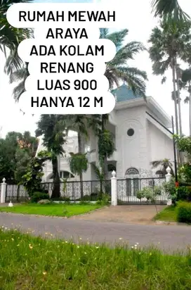 Rumah Mewah Araya Malang Ada Kolam Renang