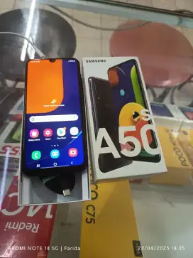 Samsung A50s 4/64gb bekas fullset normal bisa TT