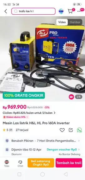 Mesin las HL pro