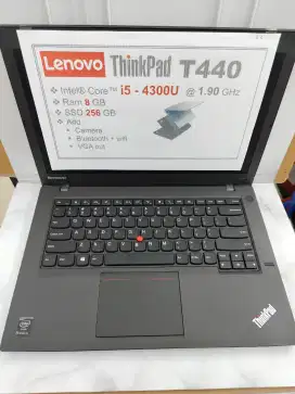 Lenovo thinkpad T440
Intel core i5-4300U 1.90 Ghz