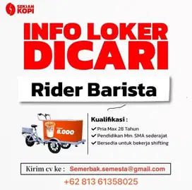 Rider Barista - BSD Cisauk