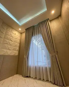 Melayani Gorden Blackout Sekat Klinik Hordeng Pintu Gordyn Vitrase
