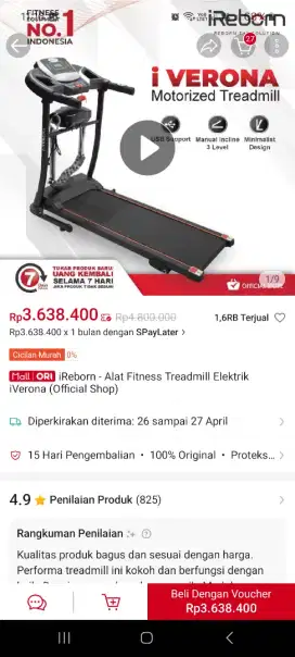 Treadmill iReborn I Veron