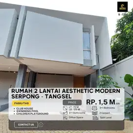 RUMAH CLUSTER AESTHETIC DI SERPONG TANGERANG SELATAN
