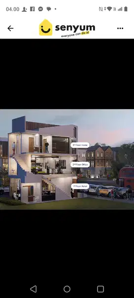Urban Hub ruko 3lt Di Cinity
