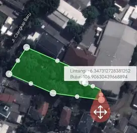 Dijual tanah murah di Pondok Ranggon