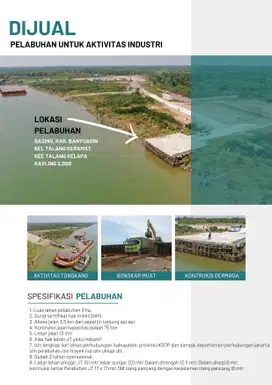 Tanah dan Pelabuhan di Jual di TAA