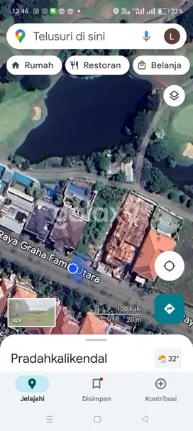 Kavling Tanah Komersil BDG view Golf Boulevard Darmo Golf