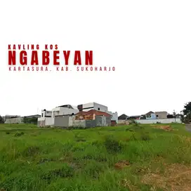 Strategis Murah, Tanah SHM Ngabeyan Kartasura, 125 m2, Rp. 3Jt/m2
