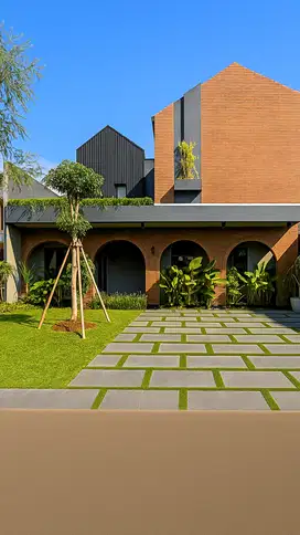 Rumah Mewah di The Green BSD dengan Arsitektur Tropikal Modern